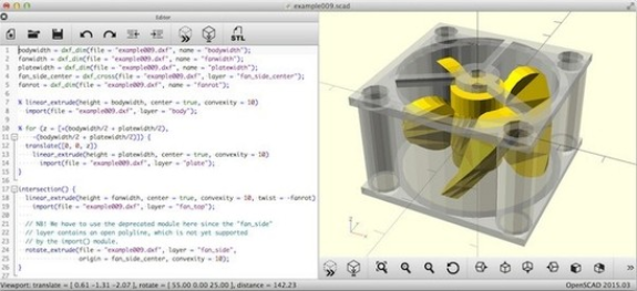OpenSCAD3D模型创建工具免费版 v2021 提升版