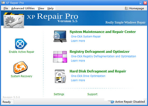 XP Repair Pro(系统修复优化软件) v5.5 精简